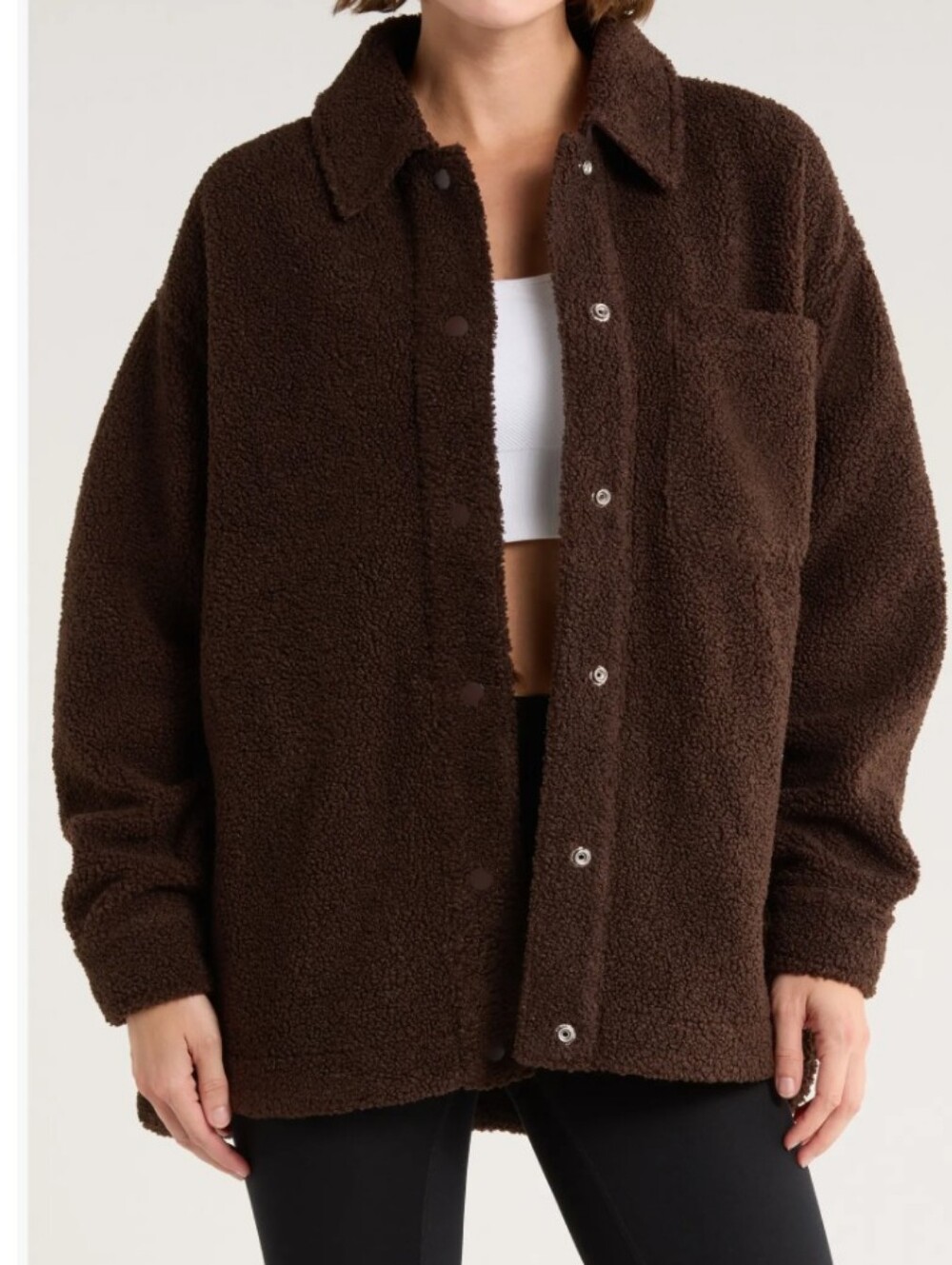 Zella Chalet Bouclé Shirt Jacket